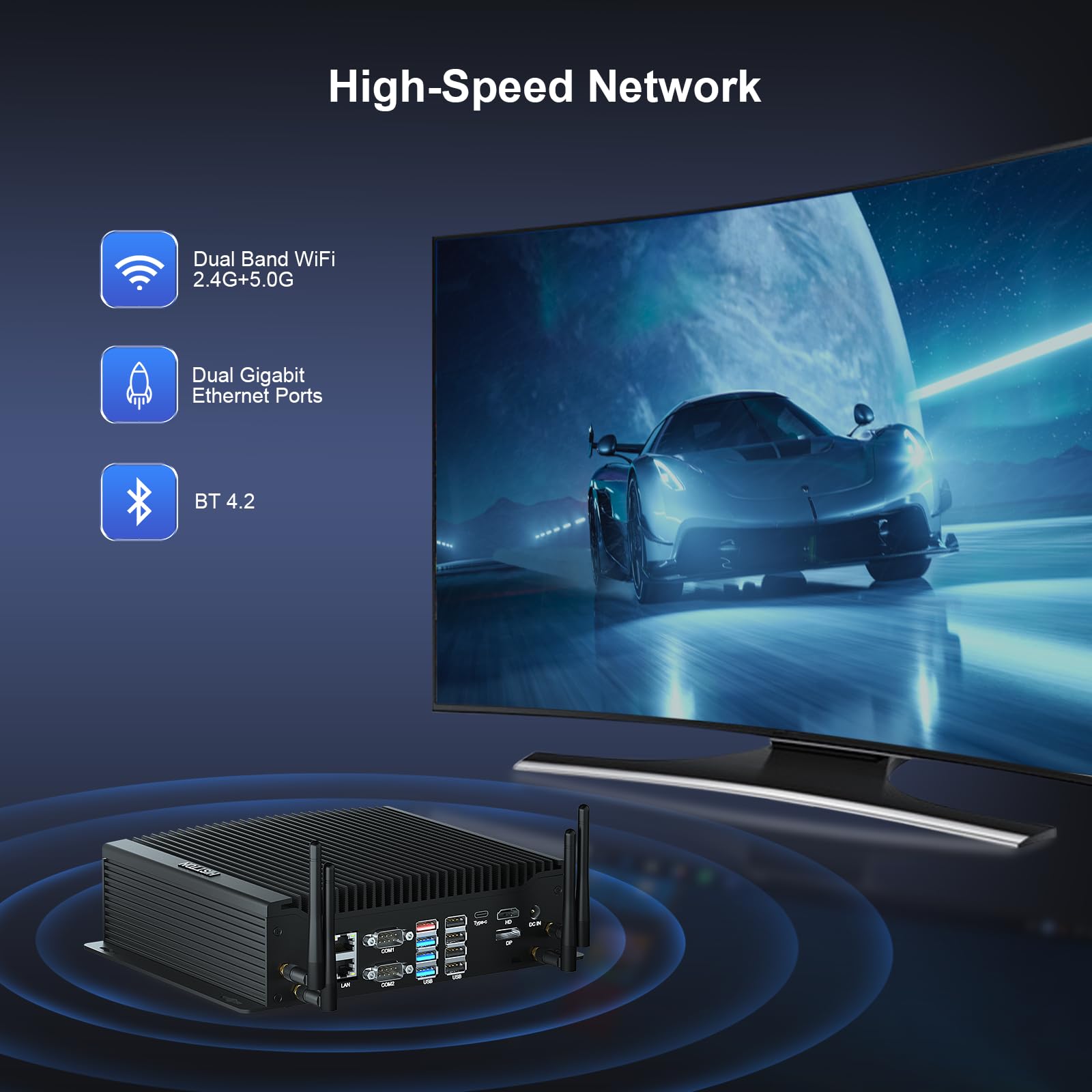 Amazon.com: HISTTON Mini PC Windows 11 Pro, Industrial PC Core i7